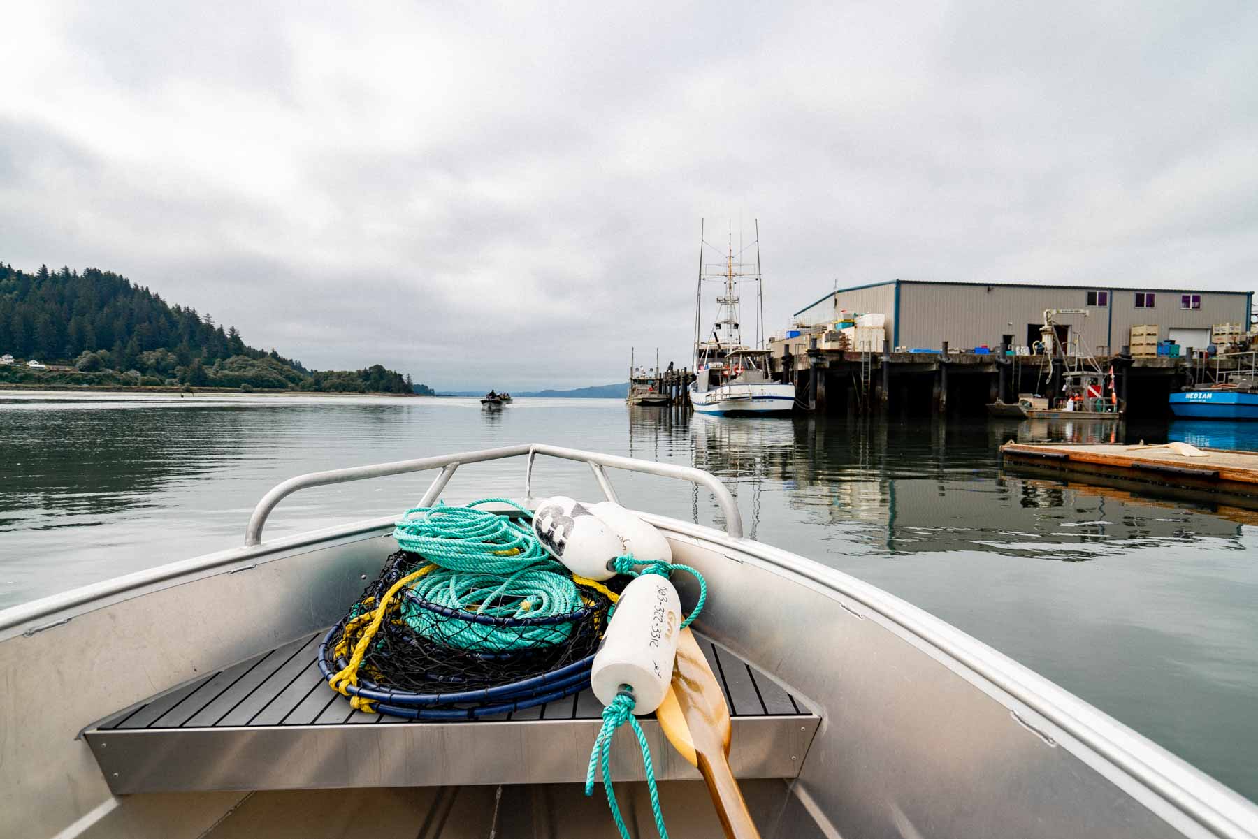 Oregon coast crabbing